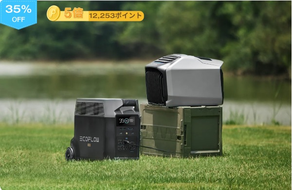 EcoFlow DELTA 2 + 専用エクストラバッテリーセット